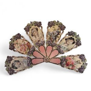 Gallery Graphics Reproduction 1912 Victorian Women Hand Held Fan Card-stock